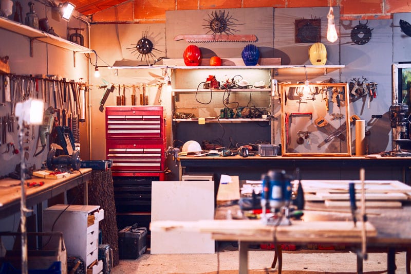 atelier d'un bricoleur