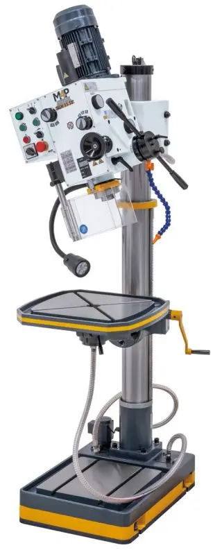 Perceuse à colonne à engrenages SGH 35 SV 400 V avec dispositif d'arrosage M4P powered by Bernardo