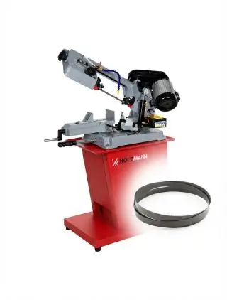 Scie à ruban à métaux avec lubrification BS128COOL 230v  Holzmann, lame pas 8/12 inclus 