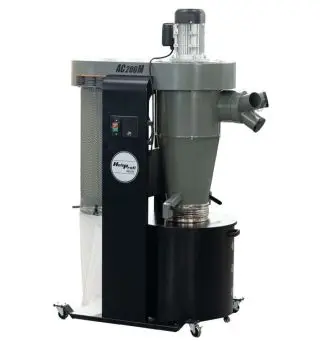 Groupe d’aspiration AC200M-MONO monophasé | Double filtration cyclone + cartouche Holzprofi Master