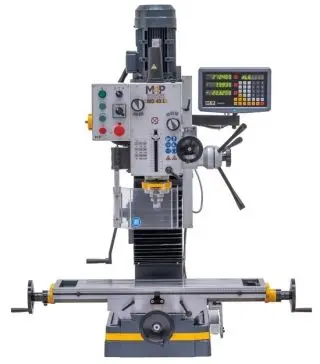 Perceuse-fraiseuse 800 x 240 mm MD 40 L D/ 400 V avec affichage digital 3 axes M4P powered by bernardo 