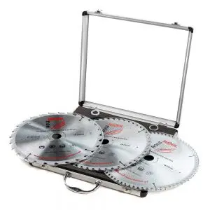 Coffret 3 lames carbure semi pro Ø300 mm Holzmann