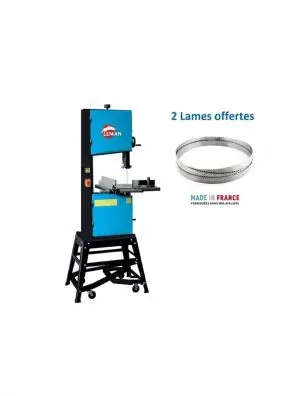 Scie à ruban Leman 356 mm, 2 lames offertes largeur 6/15 mm 