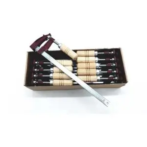 Lot de 10 serre joints à vis manche bois PIHER saillie 70 mm longueur 200 mm