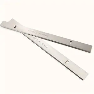 Jeu de 2 fers de dégauchisseuse HSS 210 x 16.5 x 1.5 mm