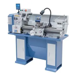 Tour à métaux Bernardo Hobby 800G / 400V avec affichage digital 2 axes et piètement 