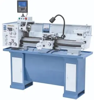 Tour à métaux Bernardo Hobby 910 G / 230 V avec affichage numérique 3 axes ES-12 V et piètement 