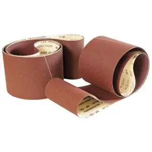 Bande abrasive papier 3000 x 150 mm Bernardo grain 180 (lot de 5)