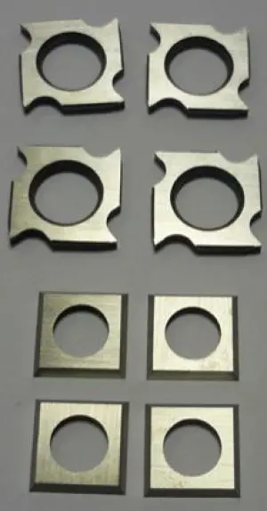 4 araseurs+4 étoiles pour la fraise extensible ép. 4/7.5 mm  (le lot)