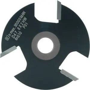 Disques à rainer 3 coupes carbure al. 8 mm