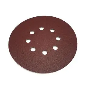 Disque abrasif velcro diam. 150 -8 trous Grain 120 (la pièce)