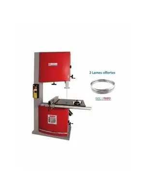 Scie à ruban Holzmann HBS 700, 2 lames offertes largeur 10/25 mm 
