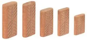 DOMINO FESTOOL en hêtre (190 pièces) - D 8X80/190 BU