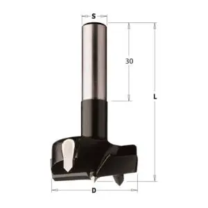 Mèche à façonner à queue 8 mm cylindrique pour défonceuse Ø20