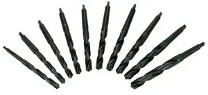 Forets hélicoïdaux HSS à cône Morse CM 2/3, coffret de 17 pièces, 14,5 à 30 mm, coffret C