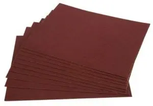 Feuilles à poncer en corindon  230 x 280mm Gr.80 (lot de 10)