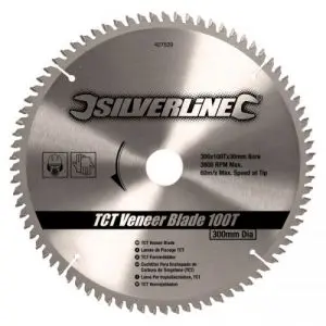 Lame de scie circulaire carbure diamètre 300 alésage 30 96 dents amateur