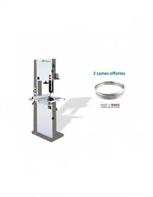 Scie à ruban Holzprofi HBS480 tri, 2 lames offertes largeur 10/25 mm