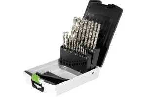 Coffret de forets hélicoïdaux Festool HSS D 1-10 Sort/19
