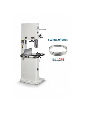 Scie à ruban Jet JWBS15 triphasé 380v, 2 lames offertes largeur 10/25 mm 