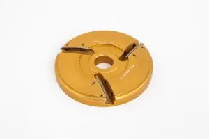porte outil plate-bande 3 dents Ø160 al.30 travail inférieur rayon 4 mm