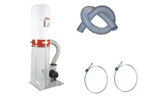 Aspirateur à copeaux Holzmann ABS2480 - 230 V, tuyau d'aspiration, 2 colliers de serrage inclus