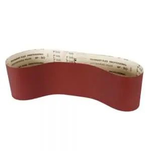 Bande abrasive 150 x 2600 mm Grain 80 (la pièce)