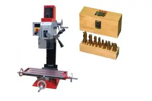 Fraiseuse Holzmann BF20V, 20 fraises hélicoïdales inclus