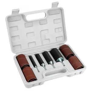 Coffret de 4 rouleaux de ponçage à queue cylindrique
