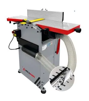 Dégauchisseuse raboteuse Holzmann avec arbre hélicoïdal HOB305ABSSMW2 - 230V