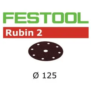 Disques Velcro FESTOOL RUBIN 2 Ø 125 Gr.120 (lot de 50)