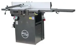 Dégauchisseuse raboteuse Holzprofi  MAKER DR250 arbre hélicoïdal kit de déplacement et rallonge de table