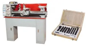 Tour à métaux Holzmann ED750FD jeu de 9 outils à plaquettes carbure 12 x 12 inclus