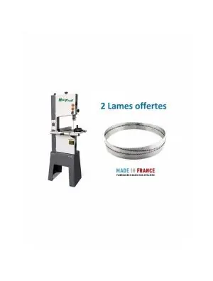Scie à ruban Holzprofi HBS350 mono, 2 lames offertes largeur 6/15 mm 