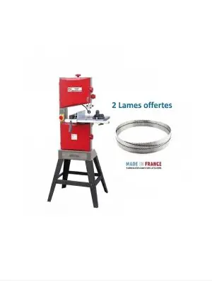 Scie à ruban Holzmann HBS245HQ, 2 lames offertes largeur 6/15 mm 
