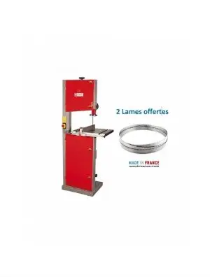 Scie à ruban Holzmann HBS400 mono, 2 lames offertes largeur 6/15 mm 