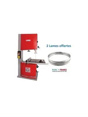 Scie À Ruban Holzmann HBS800, 2 lames offertes largeur 10/25 mm 