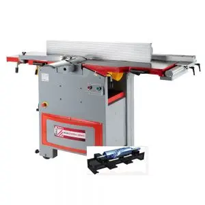 Dégauchisseuse raboteuse Holzmann HOB305PROSMW2 monophasé avec arbre hélicoïdal