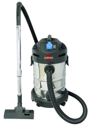 Aspirateur inox souffleur eau et poussière 30 litres synchronisé Leman LOASP301