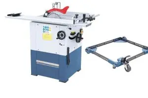 Scie sur table avec chariot ras de lame Bernardo PKS 250P kit de déplacement inclus