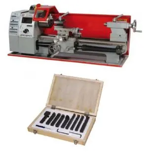 Tour à métaux électronique Holzmann ED400FD jeu de 9 outils à plaquette carbure 10X10 inclus