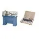 Tour à métaux électronique Bernardo PROFI 750LZ socle + Jeu de 9 outils à plaquettes carbure 12 x 12 inclus 