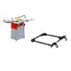 Scie circulaire avec chariot Holzmann TS200 kit de déplacement inclus 