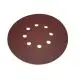 Disque abrasif velcro diam. 150 -8 trous Grain 100 (la pièce)