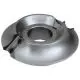 Porte outils quart de rond à plaquettes interchangeables carbure. Al.50. Ø160. Rayon 15
