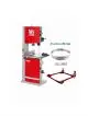 Scie à ruban Holzmann HBS470 Profi Mono kit de déplacement inclus, 2 lames offertes largeur 10/25 mm