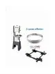 Scie à ruban Holzprofi HBS350 mono kit de déplacement inclus, 2 lames offertes largeur 6/15 mm 
