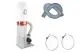 Aspirateur à copeaux Holzmann ABS2480 - 230 V, tuyau d'aspiration, 2 colliers de serrage inclus 