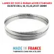 Lames de Scie à Ruban Acier standard C75 SUR MESURE