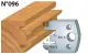Fers de toupie hauteur 40 épaisseur 4 mm Profil/Contre-profil